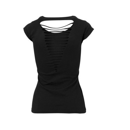 T-shirt Femme dos Lacéré