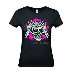 T-shirt Femme Heart of the skull