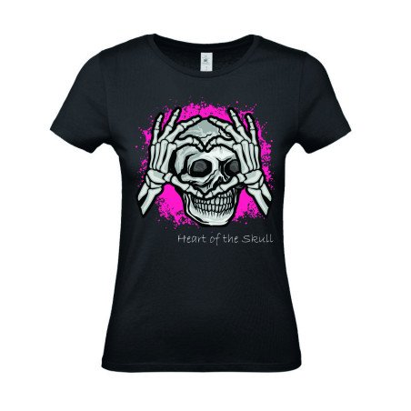 T-shirt Femme Heart of the skull