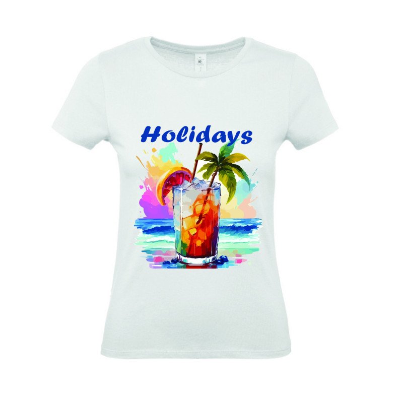 T-shirt Femme Vacance T-shirt Femme Vacance