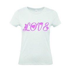T-shirt femme love