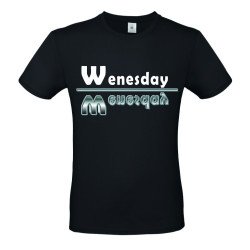 t-shirt homme wenesday