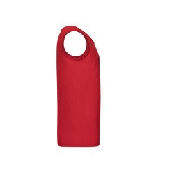 Débardeur Rouge Homme Fruit Of The Loom