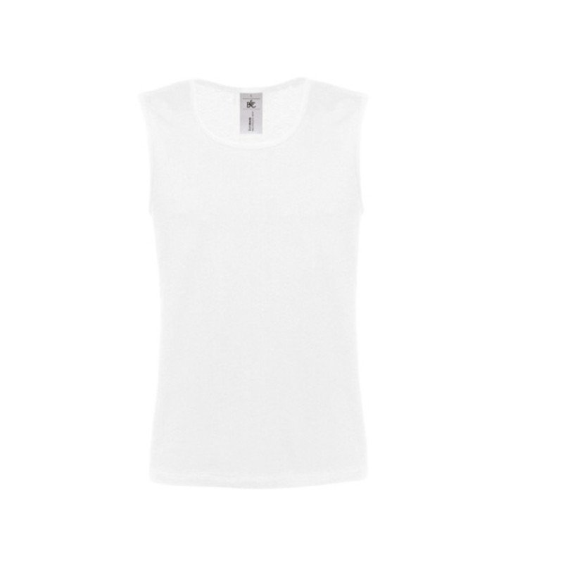 Débardeur Blanc Homme B&C