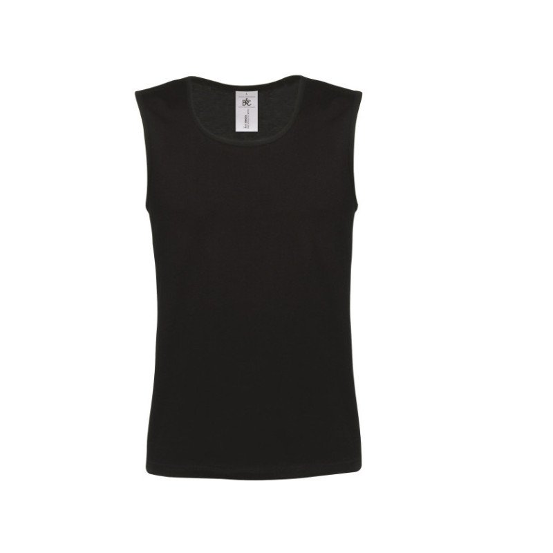 Débardeur Noir Homme B&C