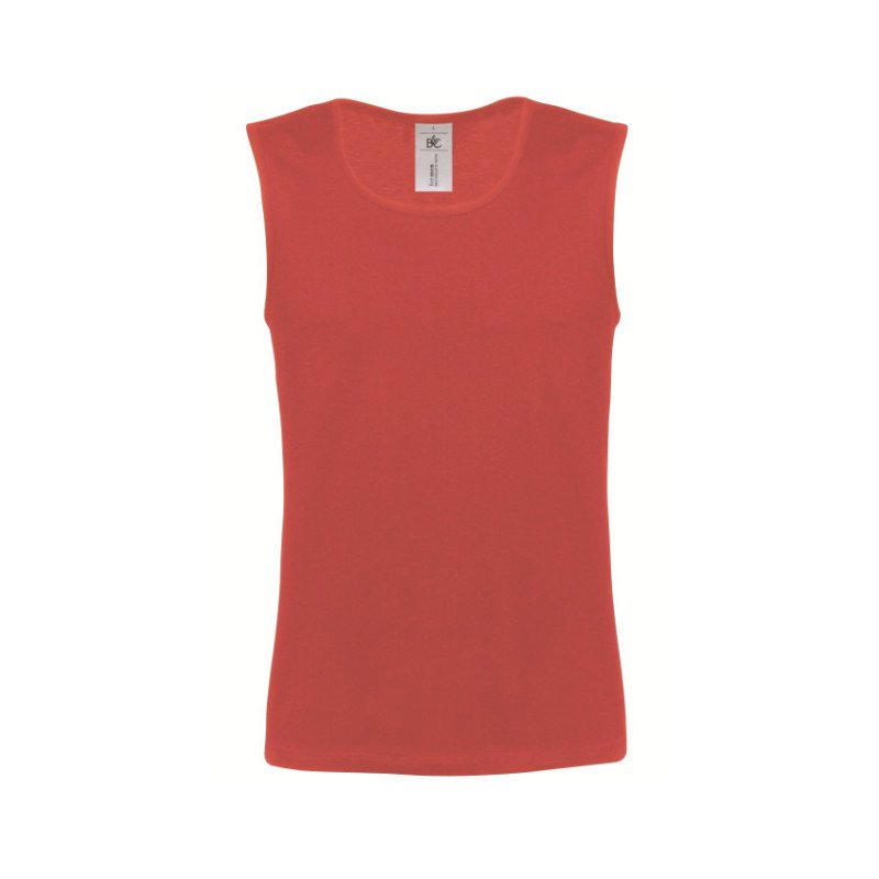 Débardeur rouge Homme B&C