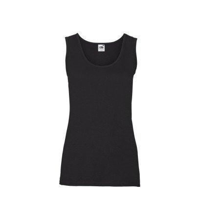 Débardeur Noir Femme Fruit Of  The Loom
