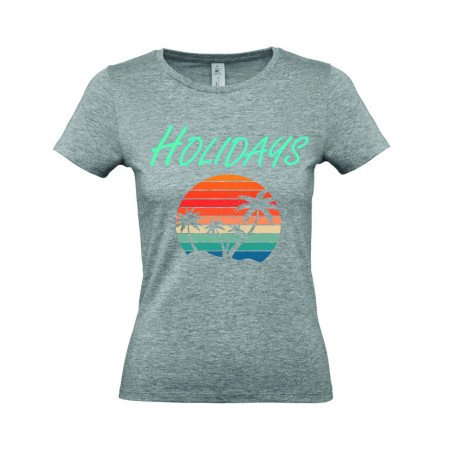 T-shirt femme holidays
