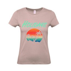 T-shirt femme holidays